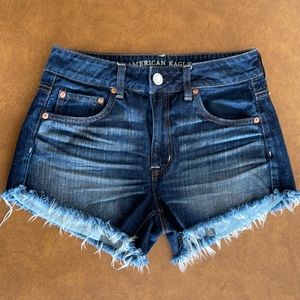 American Eagle Hi Rise Festival Jean Shorts